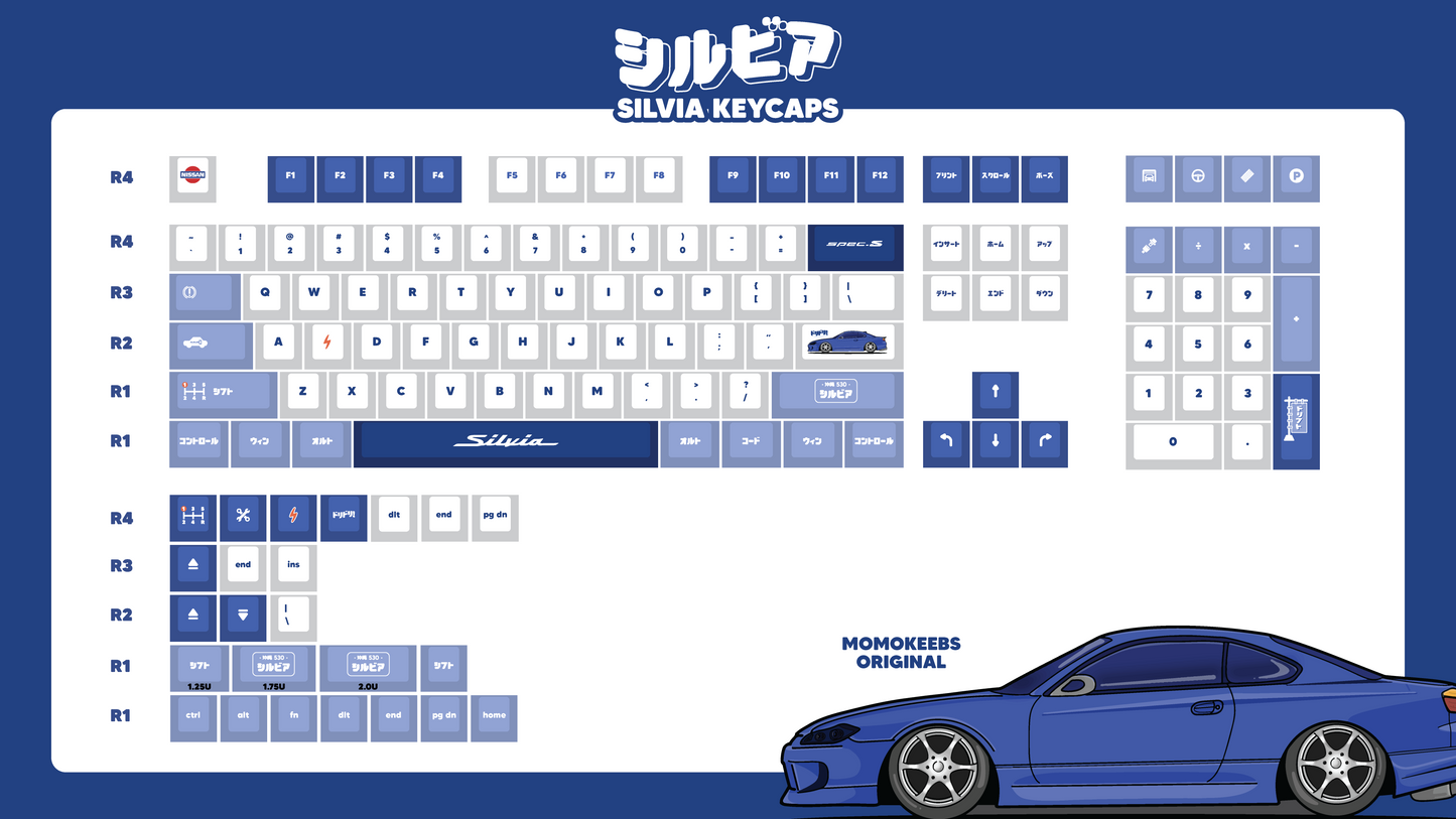 S15 silvia keycaps