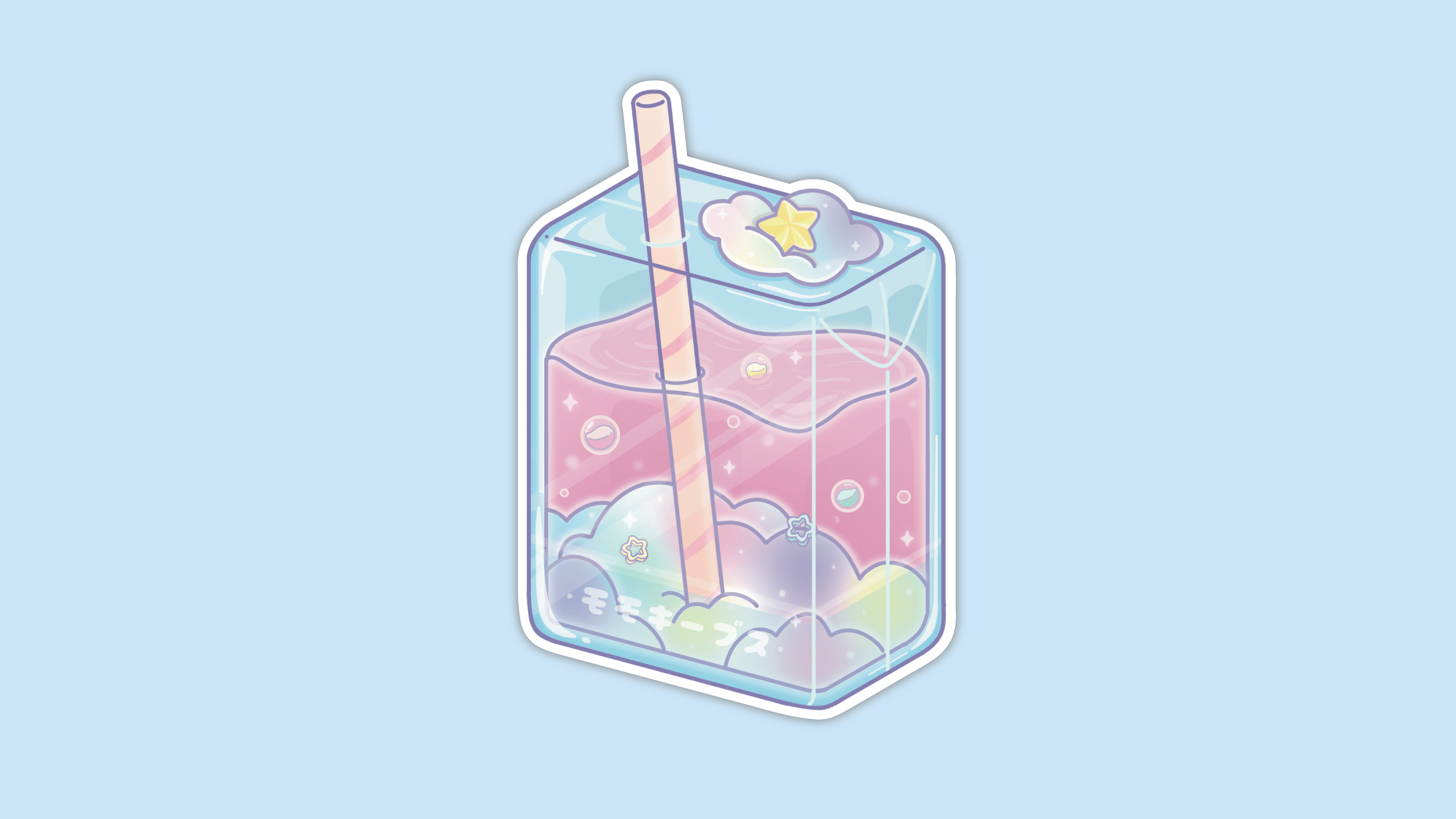 summer drinks stickers