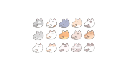 loaf cats sticker pack