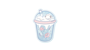 winter frappe sticker
