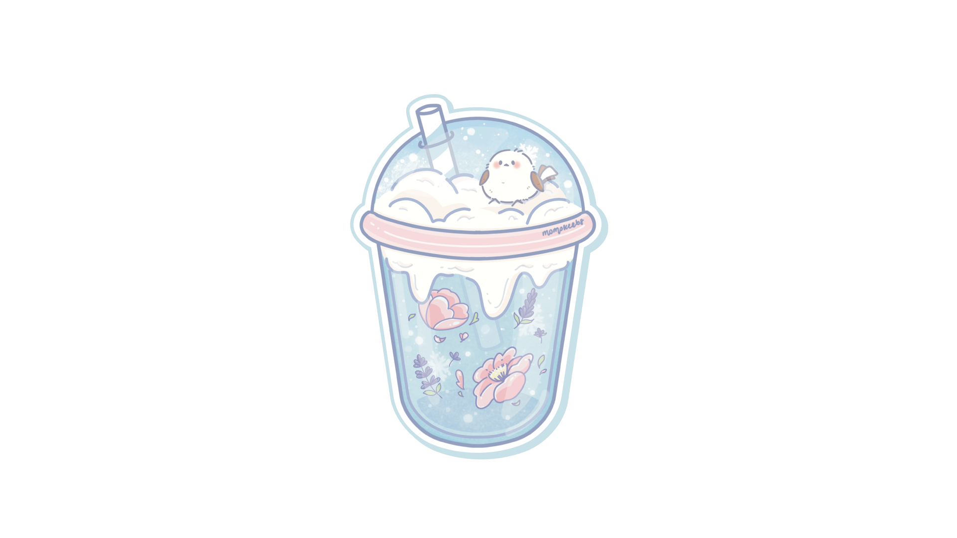 winter frappe sticker